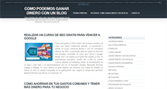 Desktop Screenshot of comoganardineroconunblog.org